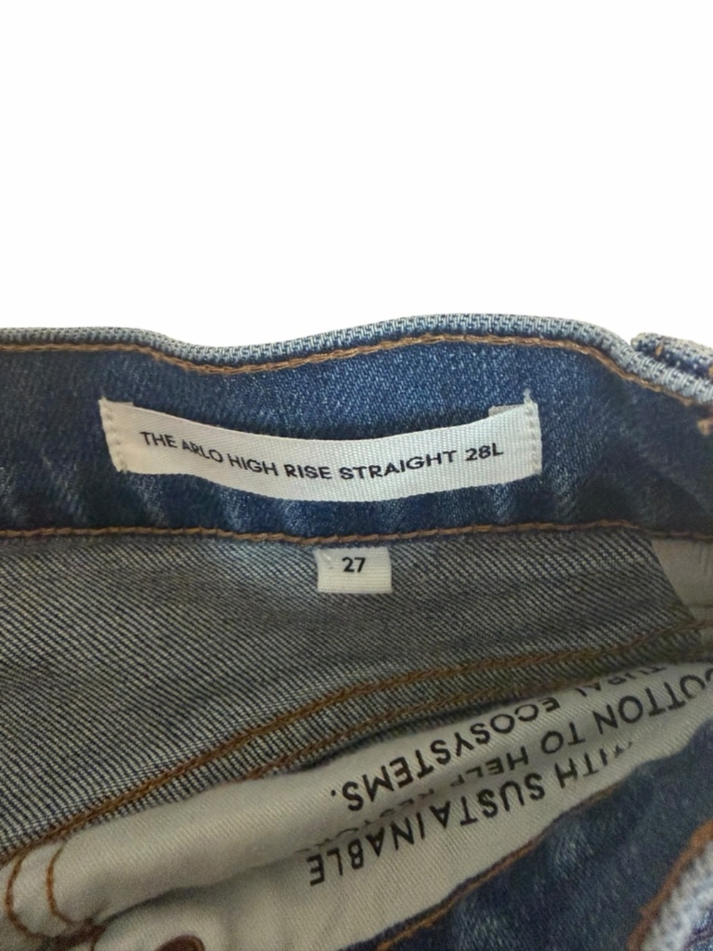 Denim Forum The Arlo Hi-Rise Straight Jean - Picture 8 of 8